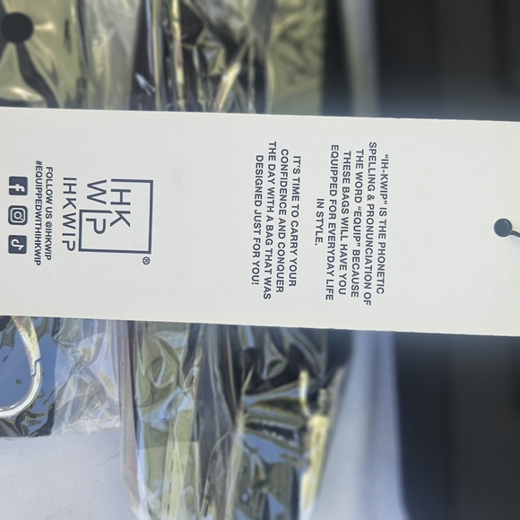 NEW! IHKWIP Convertible Wear Everywhere RFID Wallet Crossbody Bag Handbag Black - Picture 10 of 10